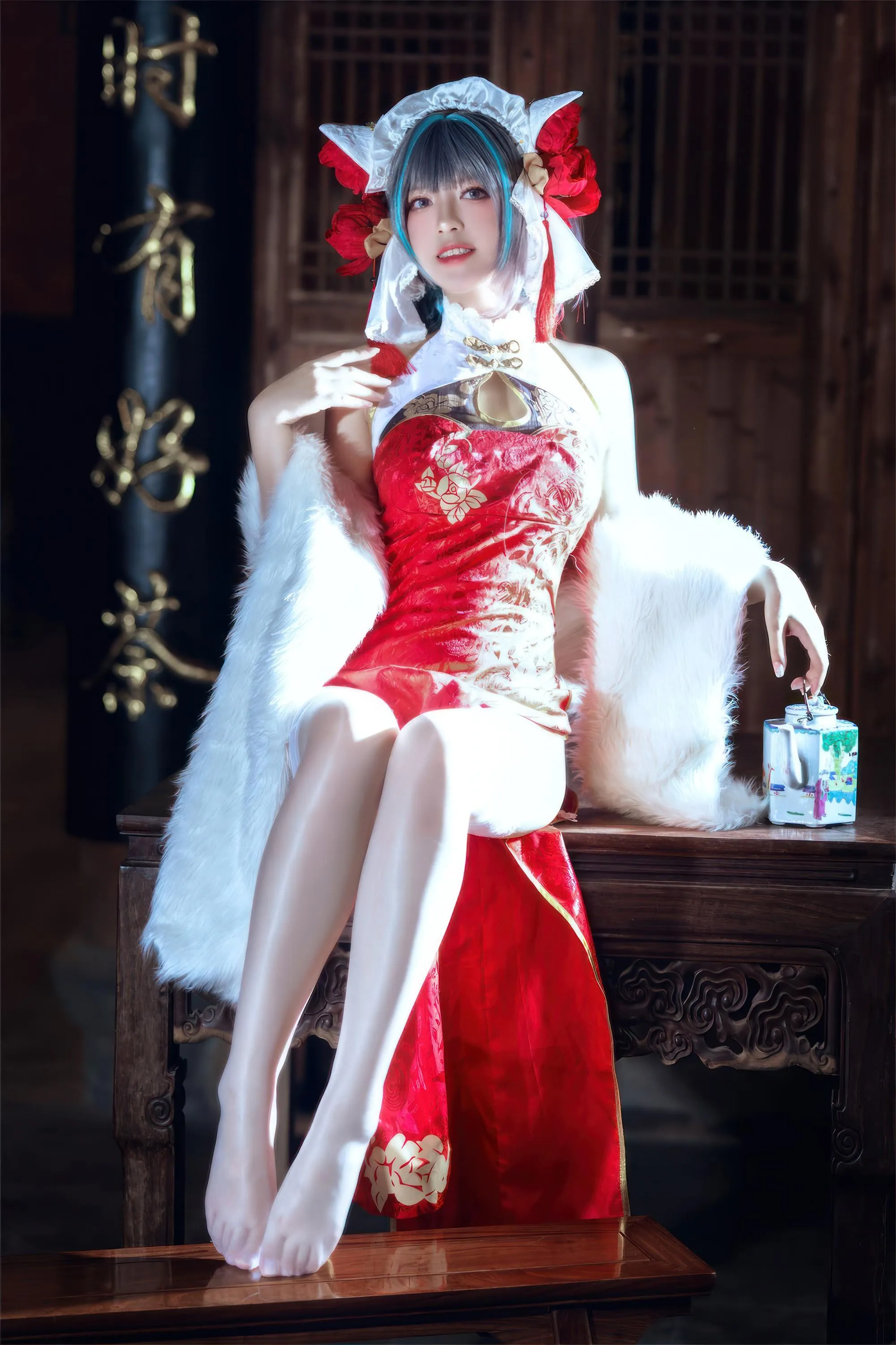 BANBANKO 半半子 – NO.72  柴郡中华娘旗袍 [45P]插图5